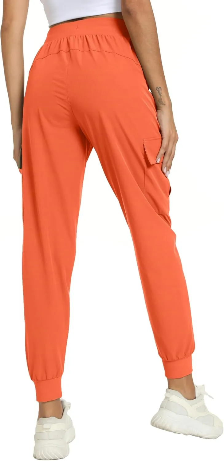 Women's Lightweight Joggers Quick Dry Hiking Running Pants for Athletic Casual Workout Outdoor