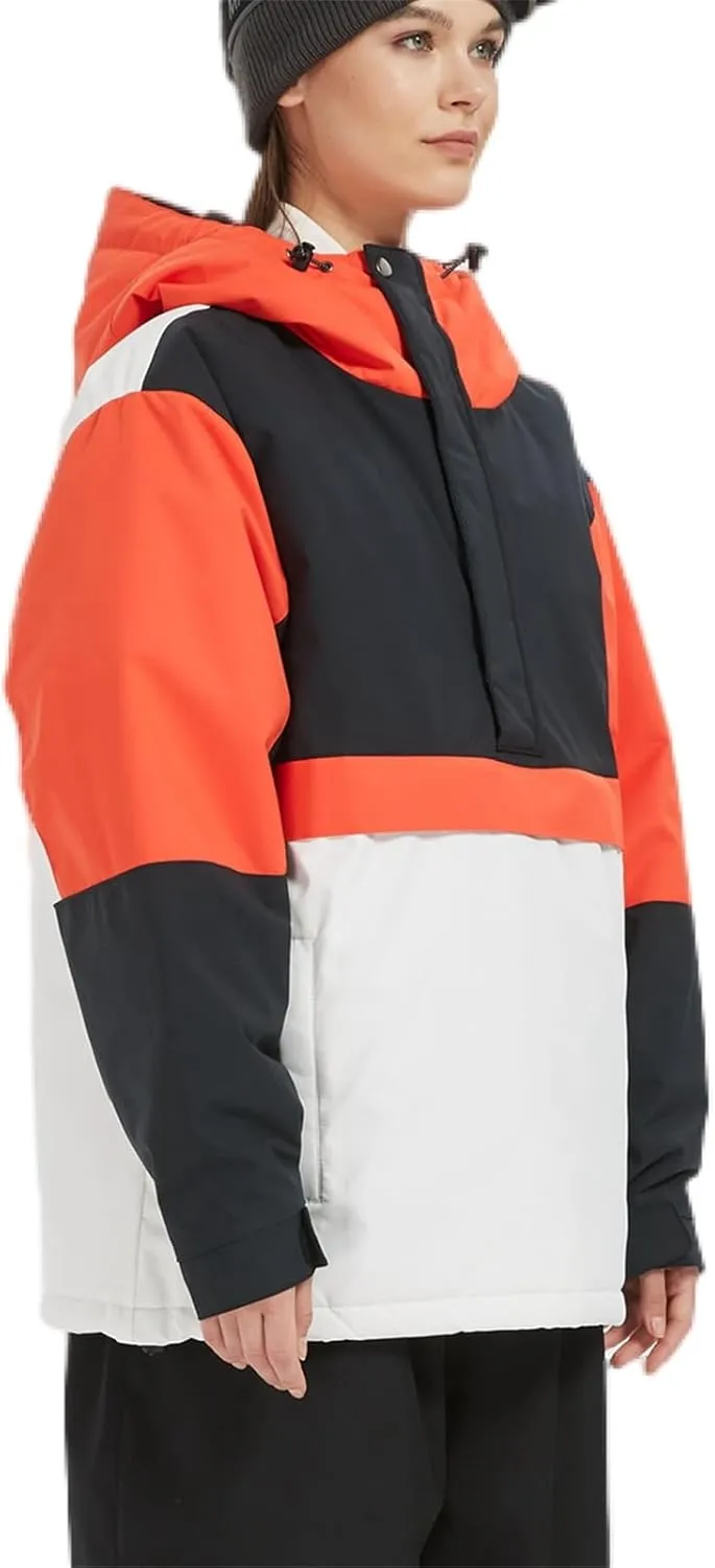 Womens Waterproof Ski Jacket Warm Winter Snow Coat Windbreaker Hooded Thick Snowboard Jacket