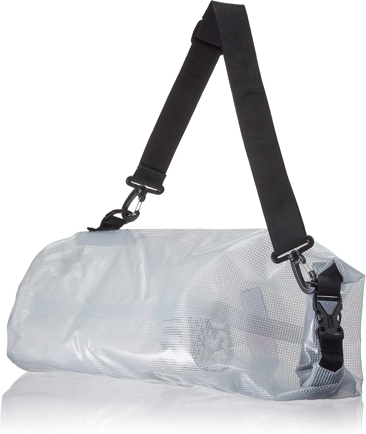 WOW Sports H2O Proof Dry Bag, Waterproof Backpack with Mesh Sides and Internal Phone Pocket, Waterproof Bag for Boating, Kayaking, Fishing, and More