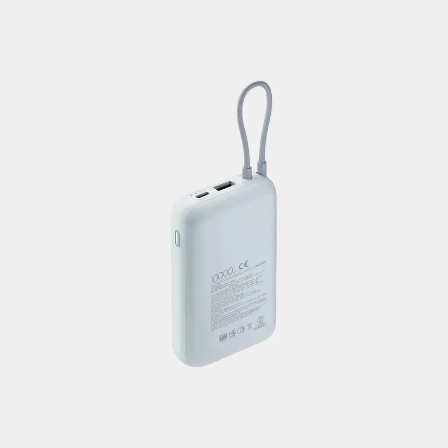 Xiaomi Power Bank 10000MAH (INTEGRATED CABLE) - Ice Blue