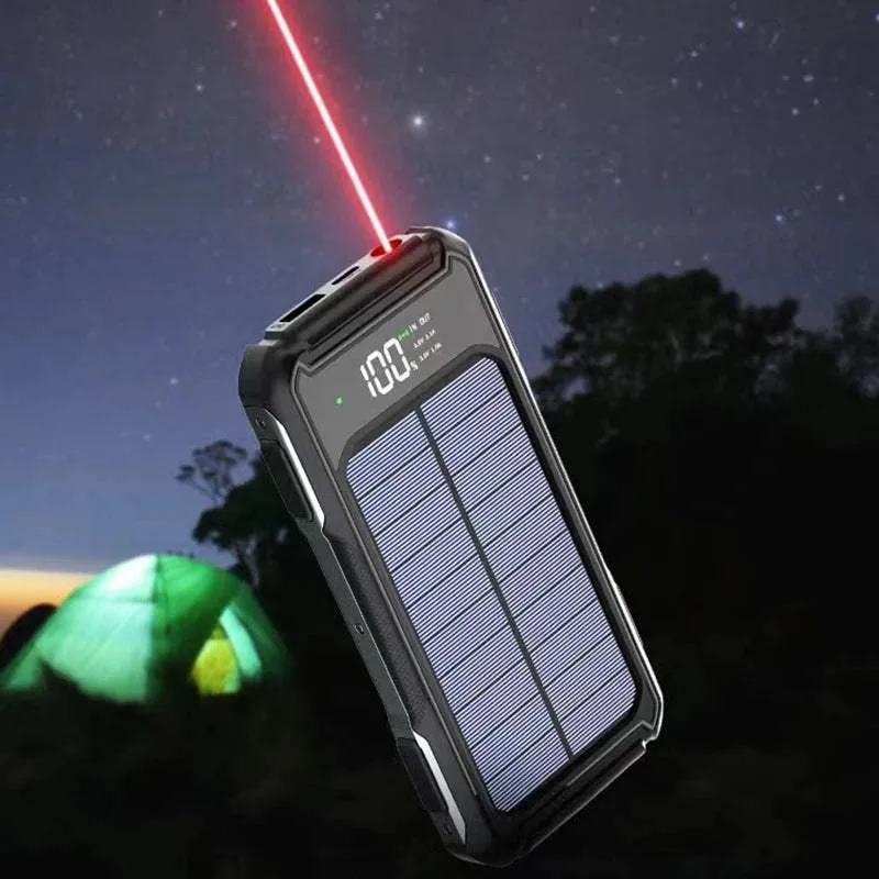 Xiaomi Solar Power Bank 4 in 1 With Built in Cables