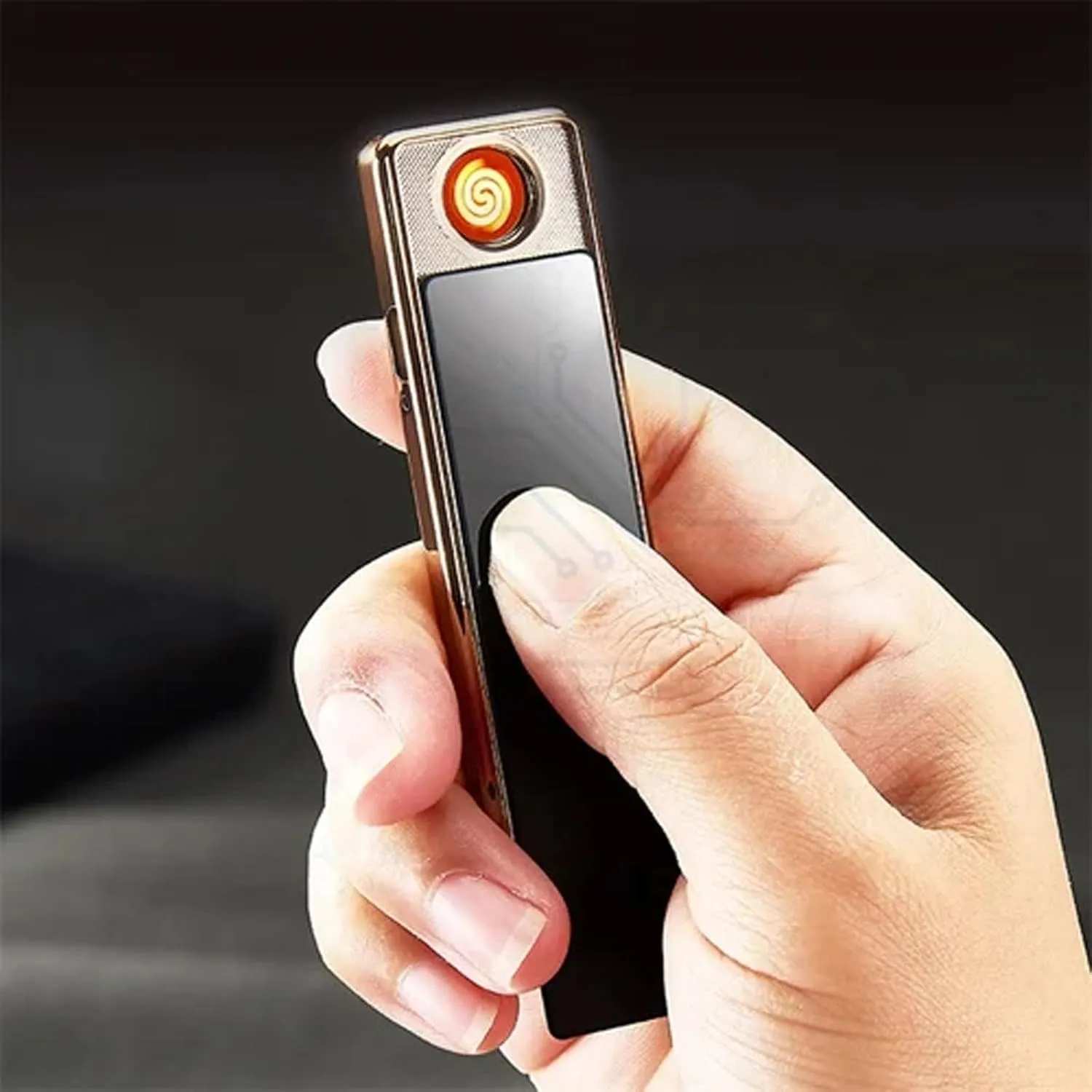 Xipe Windproof USB Arc Lighter, USB Arc Lighter Rechargeable (Black)