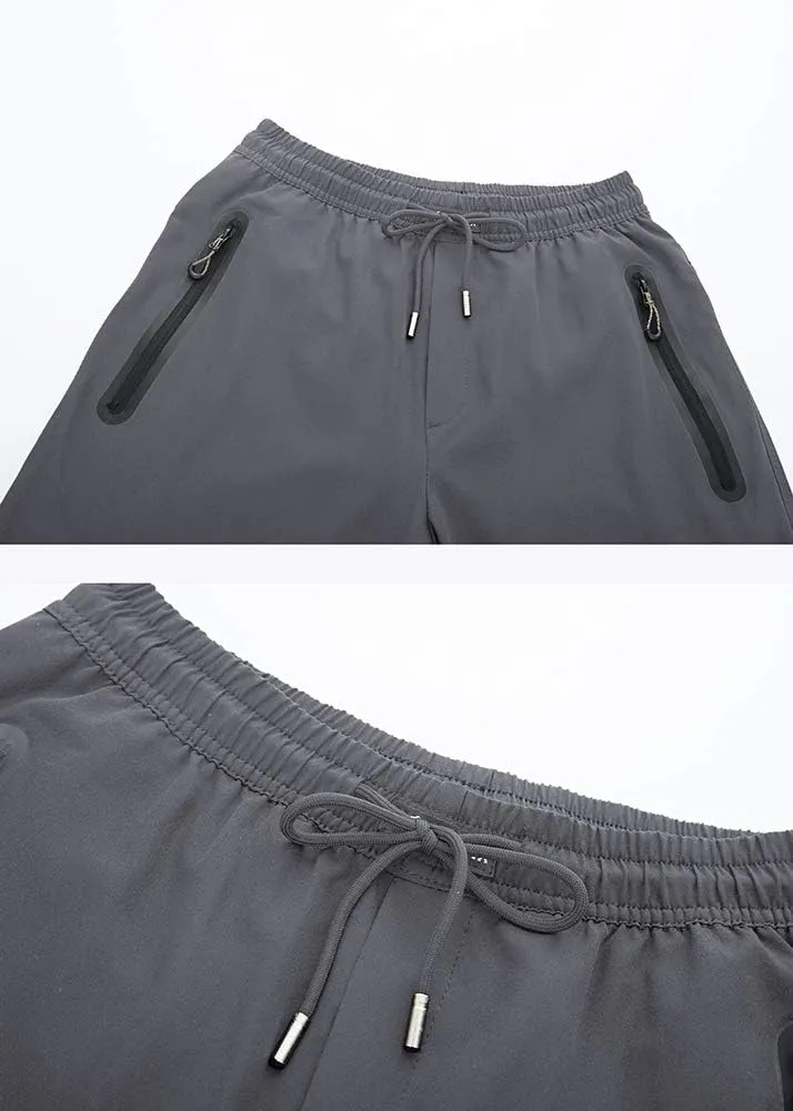 YSENTO Mens Track Pants Quick Dry Lightweight Joggers Athletic Hiking Pants Zipper Pockets