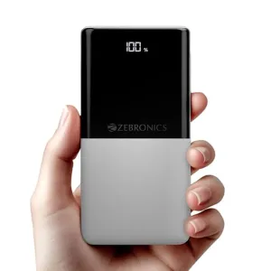 ZEBRONICS EnergiPod 10R1 10000 mAh Power Bank (White)
