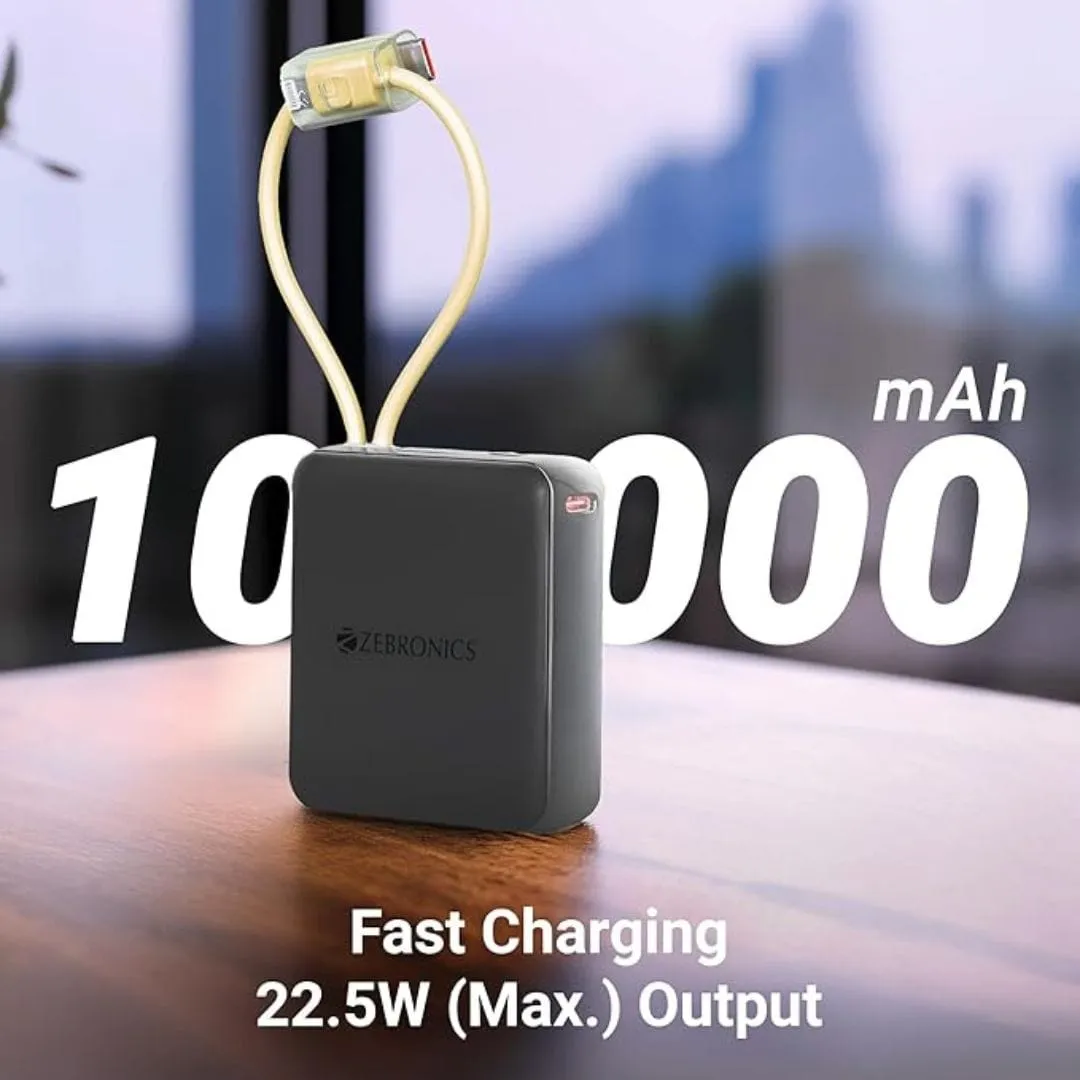 ZEBRONICS EnergiTank 10R1 Nano Compact Power Bank