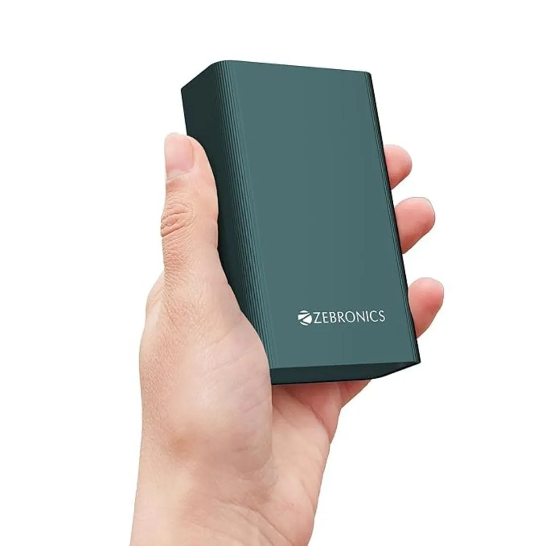 ZEBRONICS EnergiTank 20MR1 20000mAh Metal Power Bank