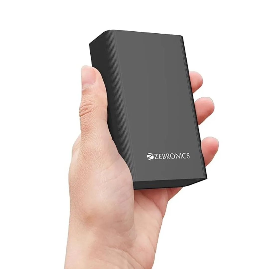ZEBRONICS EnergiTank 20MR1 20000mAh Metal Power Bank