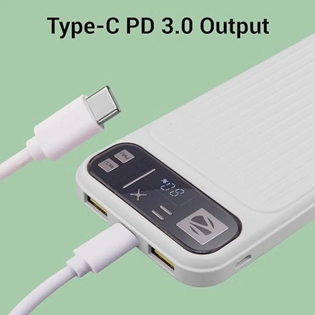 ZEBRONICS MB10000S13 Power Bank (White)