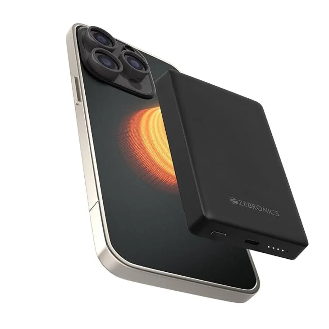 ZEBRONICS MW68 10000 mAh Wireless Power Bank