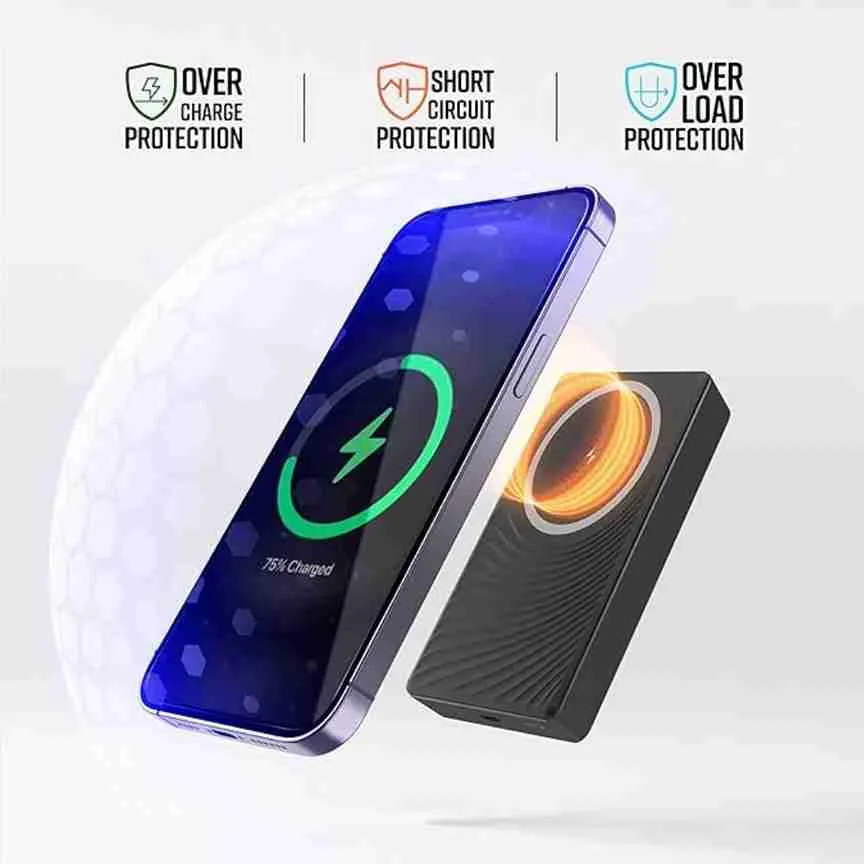 ZEBRONICS MW68 10000 mAh Wireless Power Bank
