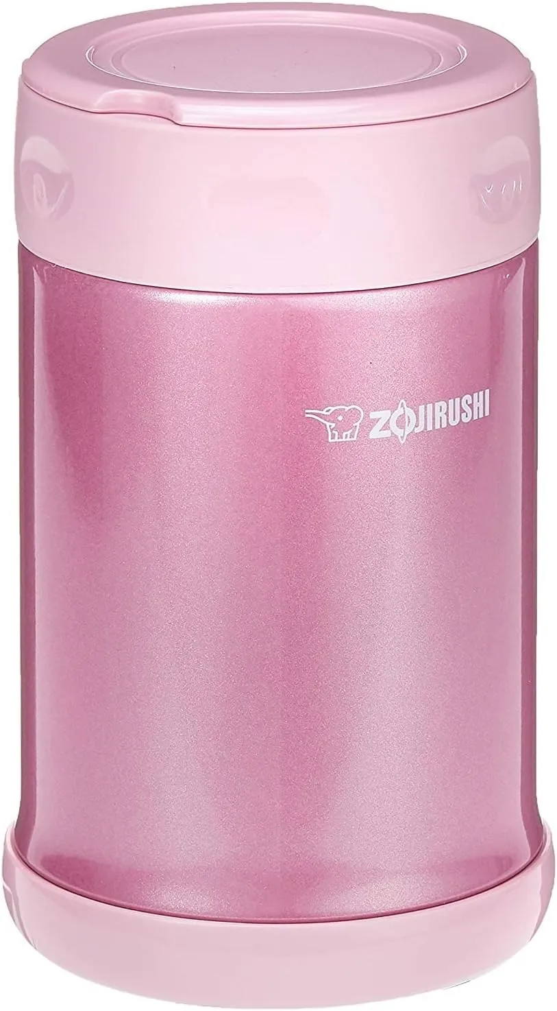 Zojirushi Stainless Steel Food Jar, Medium, Pink