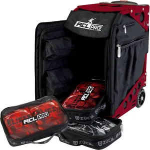 ZUCA Cornhole Pro Bag & Frame - Lightweight Suitcase Carry Luggage, FAA-Compliant Aluminum Frame with Telescoping Handle, Shock-Absorbing Wheels & Water-Resistant Insert Bag, 300 lbs Capacity